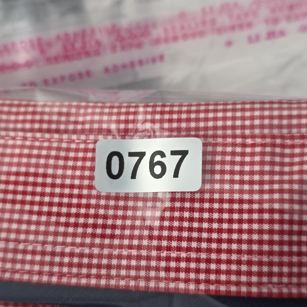 Chick-Fil-A Team Style Oobe Red Gingham Short Sleeve Button Down Shirt 2XL - Picture 10 of 10